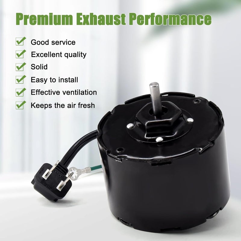 Criditpid JA2C028G, 23405SER, S23405SER Bathroom Exhaust Fan Motor Replacement for Broan Nutone 8661 8662 8670 8671 8672 8672N 8831 8832N 8662NL 8833 JA2C028-1 23405 JA2C0208-1 Models. - Image 3